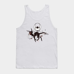 Cute Spooky Black Cat Tank Top